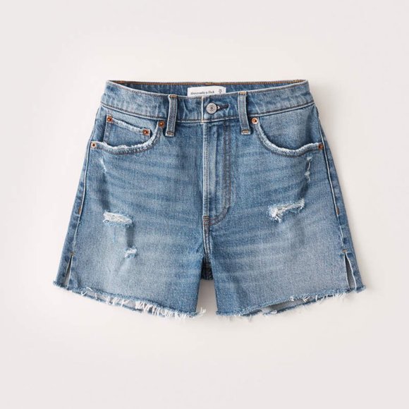 Abercrombie & Fitch Pants - High Rise 4 Inch Mom Shorts